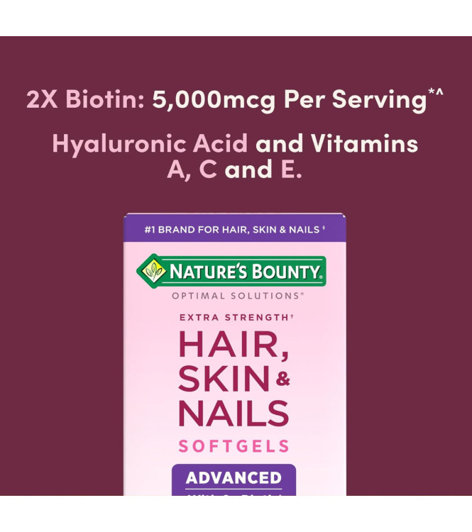 Nature's Bounty Advanced Hair, Skin & Nails витаминный комплекс, 150 шт.