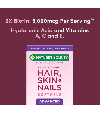 Nature's Bounty Advanced Hair, Skin & Nails витаминный комплекс, 150 шт.