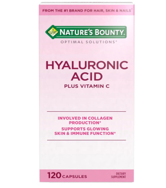 Nature's Bounty гилауроновая кислота с витамином С, 120 шт.