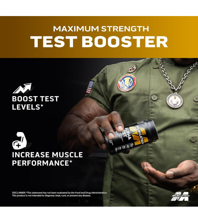 MuscleTech Testosterone Booster для мужчин, 120 шт.