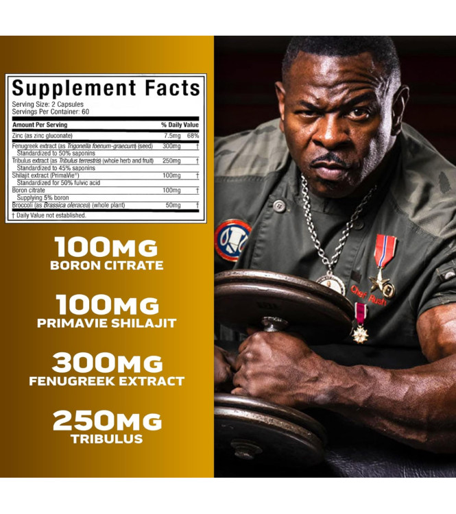 MuscleTech Testosterone Booster для мужчин, 120 шт.
