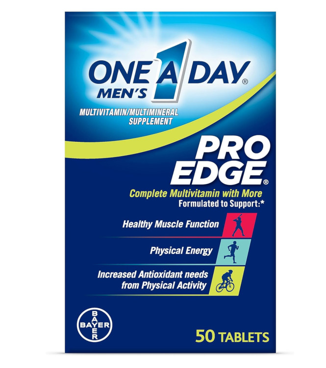One A Day Men’s Pro Edge мультивитаминный комплекс для активных людей, 60шт.