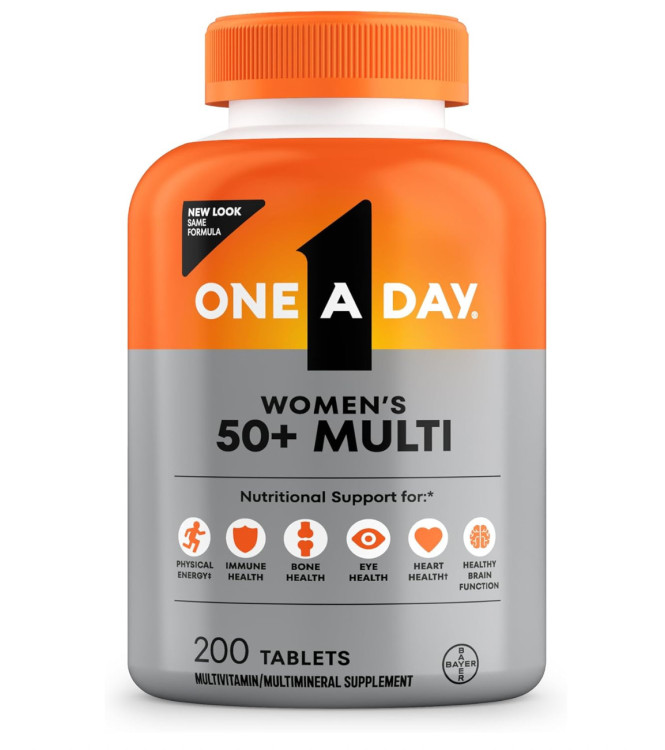 One A Day мультивитаминный комплекс для женщин 50+, 200 шт.